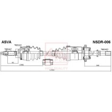 NSDR-006 ASVA Привідний вал