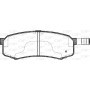 BPA0413.04 OPEN PARTS Комплект гальмівних колодок дисковий гальм