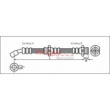 4114710 METZGER Гальмівний шланг