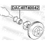 DAC40740042 FEBEST Підшипник ступиці колеса