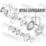 0782-GVSQA53F FEBEST Ступиця колеса