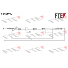 FBS25040 FTE Тросик, cтояночный тормоз