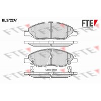 BL2722A1 FTE Комплект гальмівних колодок дисковий гальм