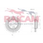 RD00279 RAICAM Гальмівний диск