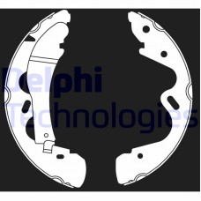 LS2019 DELPHI Комплект гальмівних колодок