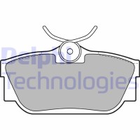 LP2019 DELPHI Комплект гальмівних колодок дисковий гальм