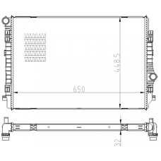 WG2184562 WILMINK GROUP Радіатор охолодження двигуна