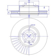 142.1065 CAR Гальмівний диск