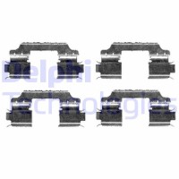 LX0426 DELPHI Комплектуючі колодки дискового гальма