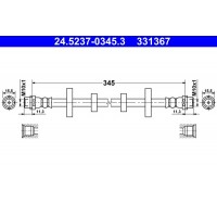 24.5237-0345.3 ATE Гальмівний шланг