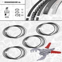 R1000100VR1 ET ENGINETEAM Комплект поршневих кілець