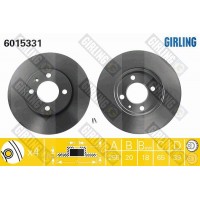 6015331 GIRLING Гальмівний диск