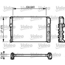 732849 VALEO Радіатор охолодження двигуна