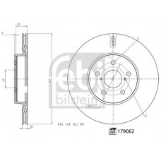 179062 FEBI BILSTEIN Гальмівний диск