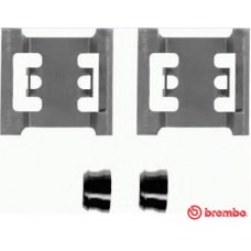 A 02 254 BREMBO Комплектуючі колодки дискового гальма