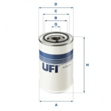 24.341.00 UFI Паливний фільтр