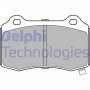 LP3281 DELPHI Комплект гальмівних колодок дисковий гальм