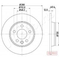 DP-0926C JAPANPARTS Гальмівний диск