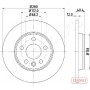 DP-0926C JAPANPARTS Гальмівний диск
