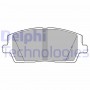 LP3552 DELPHI Комплект гальмівних колодок дисковий гальм
