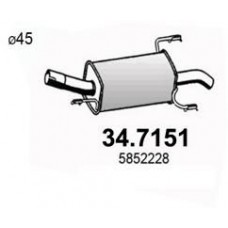 34.7151 ASSO Глушник вихлопних газів кінцевий