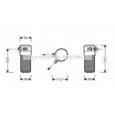 FTD105 AVA QUALITY COOLING Осушувач кондиціонера
