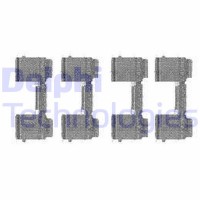 LX0477 DELPHI Комплектуючі колодки дискового гальма