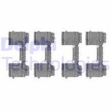 LX0477 DELPHI Комплектуючі колодки дискового гальма