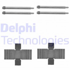 LX0066 DELPHI Комплектуючі колодки дискового гальма