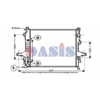 220018N AKS DASIS Радіатор охолодження двигуна