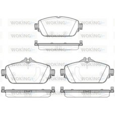 P14923.08 WOKING Комплект гальмівних колодок дисковий гальм