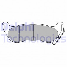 LP3556 DELPHI КомплеК т гальмівних колодок, дискове гальмо