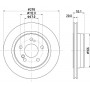 MDC3034C MINTEX Гальмівний диск