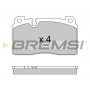 BP3592 BREMSI КомплеК т гальмівних колодок, дискове гальмо