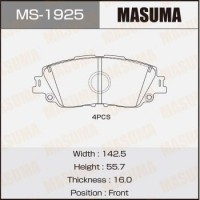 MS-1925 MASUMA Комплект гальмівних колодок