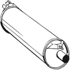 235-899 BOSAL Глушник вихлопних газів кінцевий