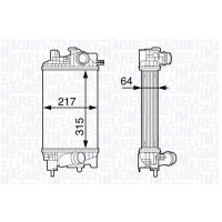 351319203020 MAGNETI MARELLI Интеркулер