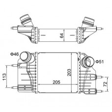Интеркулер HART 630 306