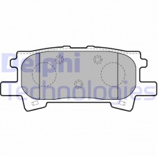 LP1820 DELPHI Комплект гальмівних колодок дисковий гальм