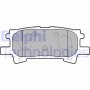 LP1820 DELPHI Комплект гальмівних колодок дисковий гальм