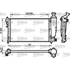 731526 VALEO Радіатор охолодження двигуна