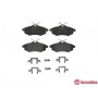 P 61 074 BREMBO Комплект гальмівних колодок дисковий гальм