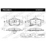 402B0007 RIDEX Комплект гальмівних колодок дисковий гальм