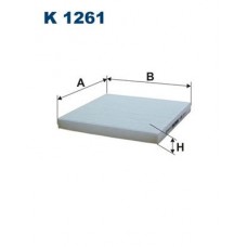 K 1261 FILTRON Фільтр повітря у внутрішньому просторі