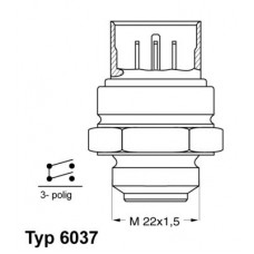 6037.81D BorgWarner (Wahler) Термовимикач вентилятор радіатора