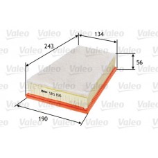 585156 VALEO Повітряний фільтр