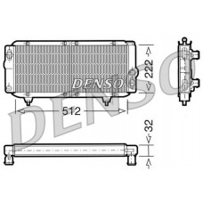 DRM21001 DENSO Радіатор охолодження двигуна