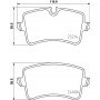 8DB 355 015-201 HELLA Комплект гальмівних колодок, дискове гальмо