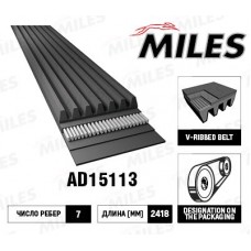 AD15113 MILES Поліклиновий ремінь