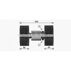 BW8612 AVA QUALITY COOLING Вентилятор салону